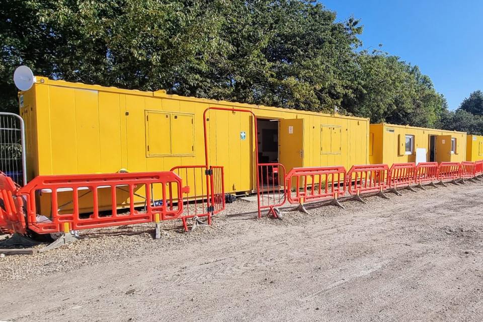 Welfare, accommodation and site set up hire services